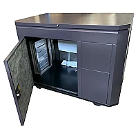 Бензиновый генератор FUBAG BS 11000 A ES в тихом зимнем кожухе 1600 RAL 8019
